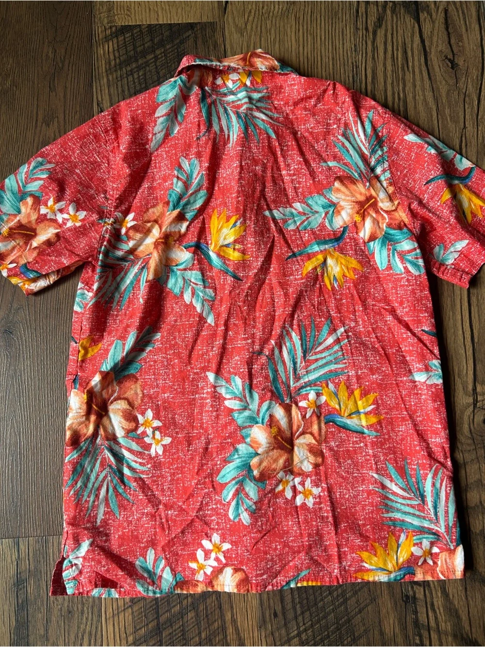 Old Navy Red Floral Button-Up Shirt for Kids